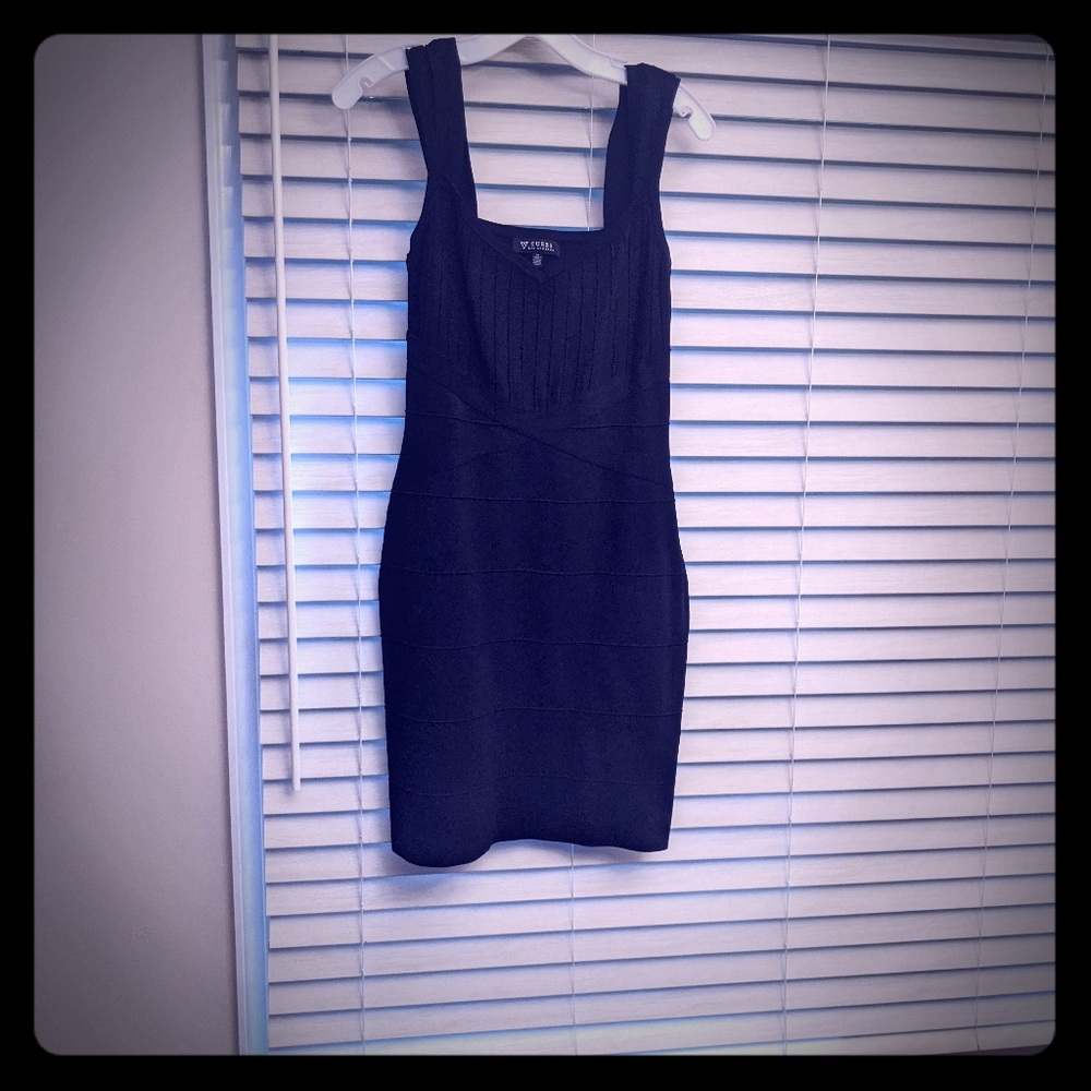 Black mini dress